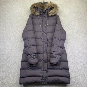 American Eagle Outfitters Jacket Womens L Puffer Down Long Parka Coat VTG Y2k